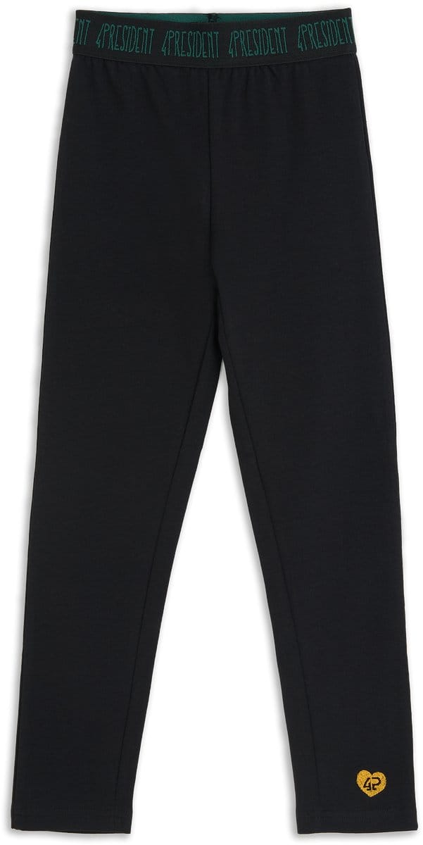 4PRESIDENT Broek Meisjes - Black - Maat 92