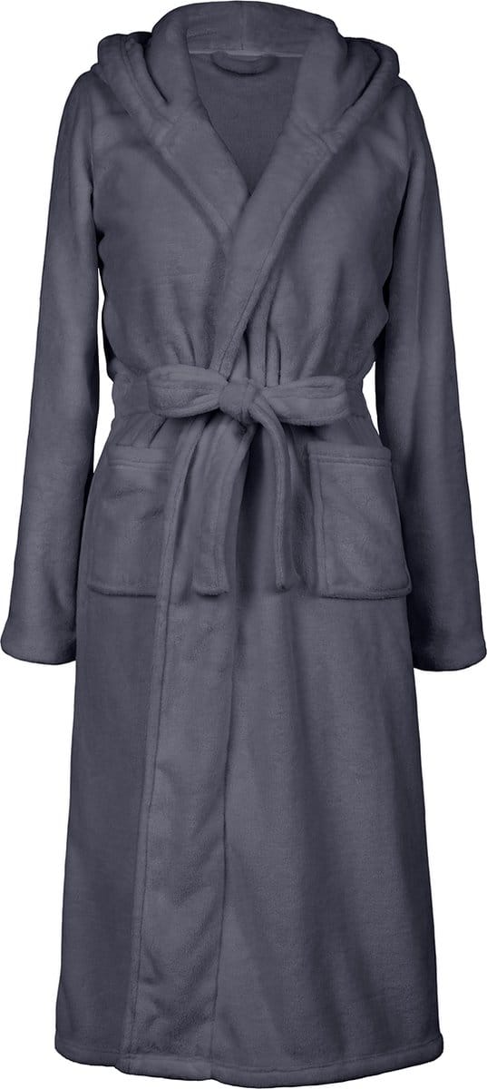 Mistral Home - BADJAS - fleece - s/m - effen kleur - grijs