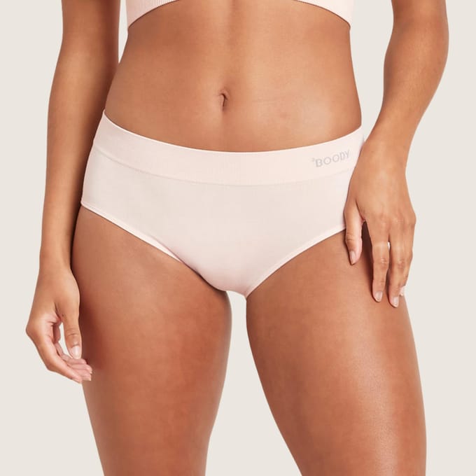Boody - Bamboe Midi Brief - Nude / S