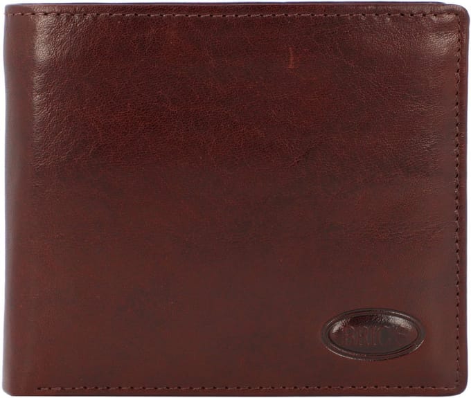 Bric's Monte Rosa Portemonnee RFID Leer 11,5 cm - Jongens - Horizontaal - braun
