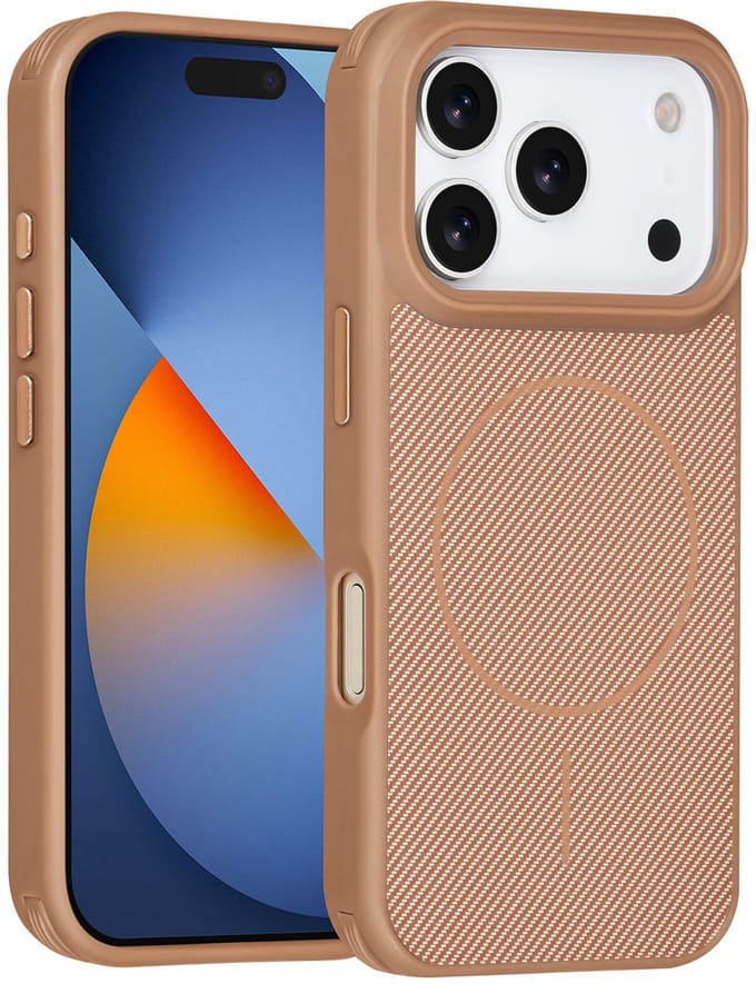 TUNIQ Back cover voor iPhone 17 Pro - MagSafe - Antishock - Goud