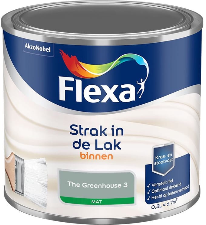 Flexa - Strak In De Lak Binnenlak Mat - The Greenhouse 3 - Mengverf - 500 Ml