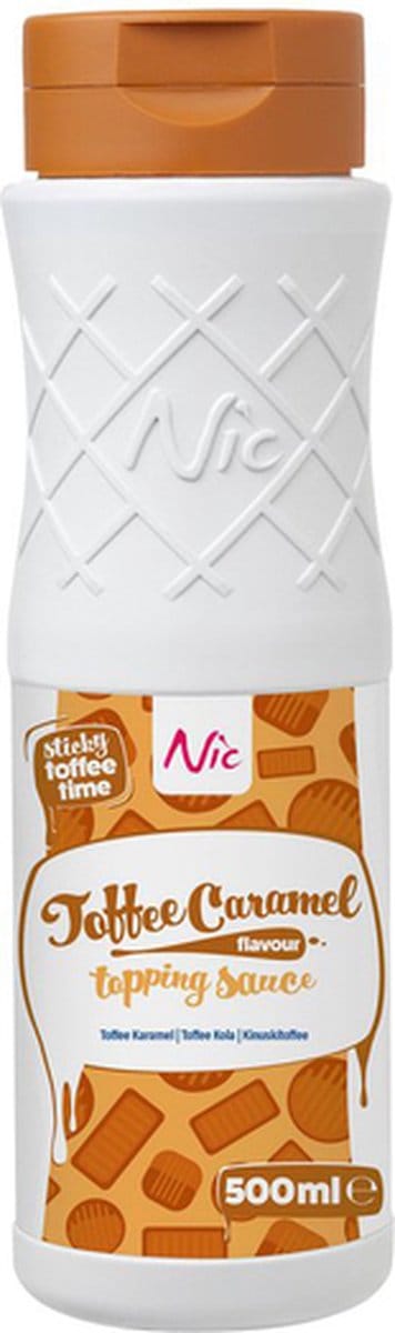 Nic | Topping Toffee Caramel | 500 ml | Omdoos 6x