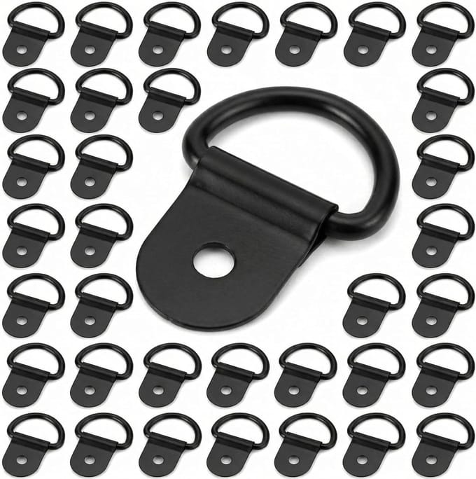 30 D-Ring Ringen met Beugel, 20mm Binnen Diameter, Spanning Ringen voor Auto's, Vrachtwagens, Trailers en Campers