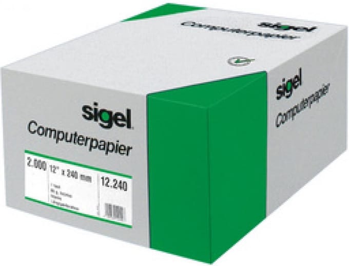 DIN-Computerpaendless, 240 mm x 6' (15, 24 cm) Sigel 36243