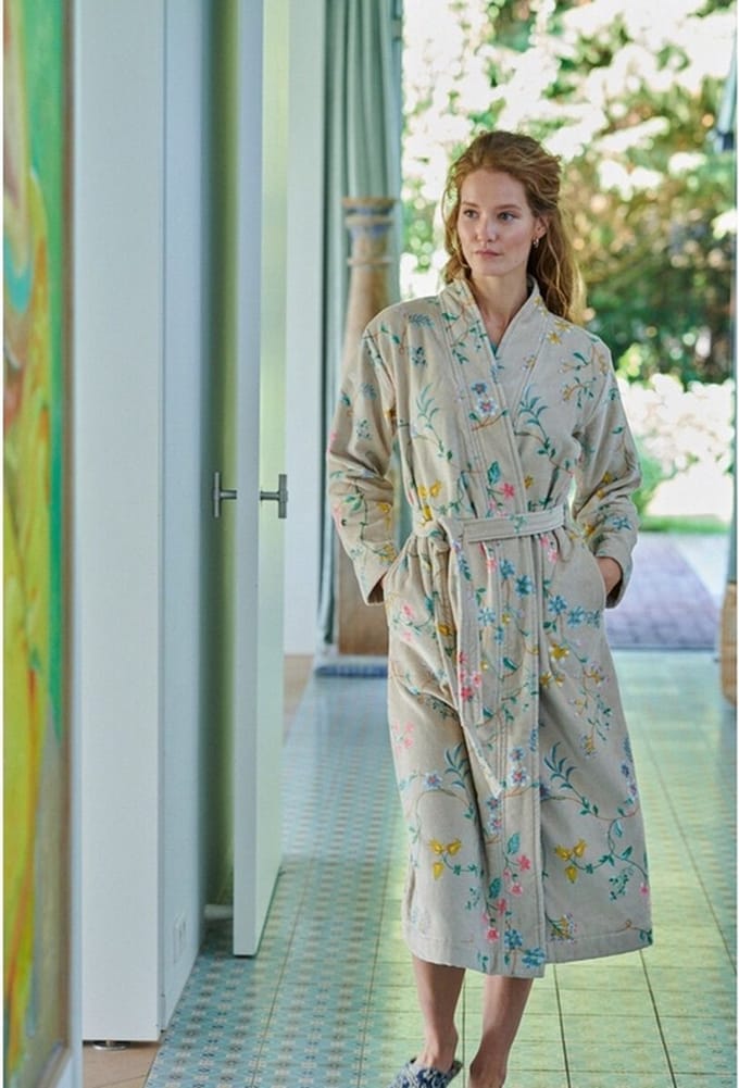Pip Studio Les Fleurs Badjas - Khaki - L