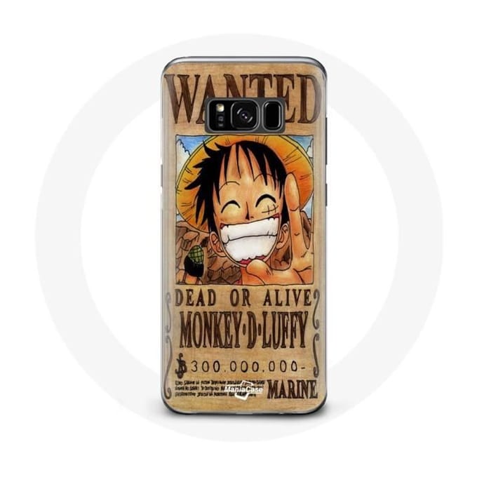 Case voor Samsung Galaxy S8 plus One Piece Manga Luffy zoekposter