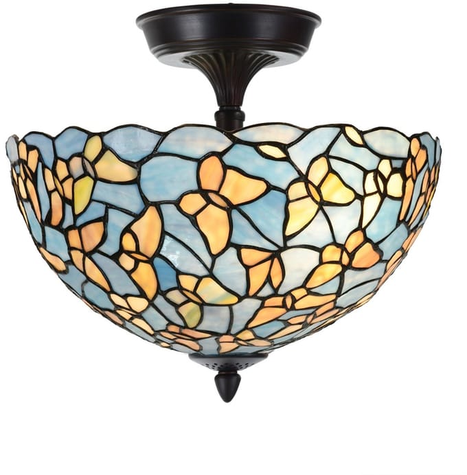 Tiffany Verlengde Plafonnière Fly Away Ø 35 - Art Deco Trade
