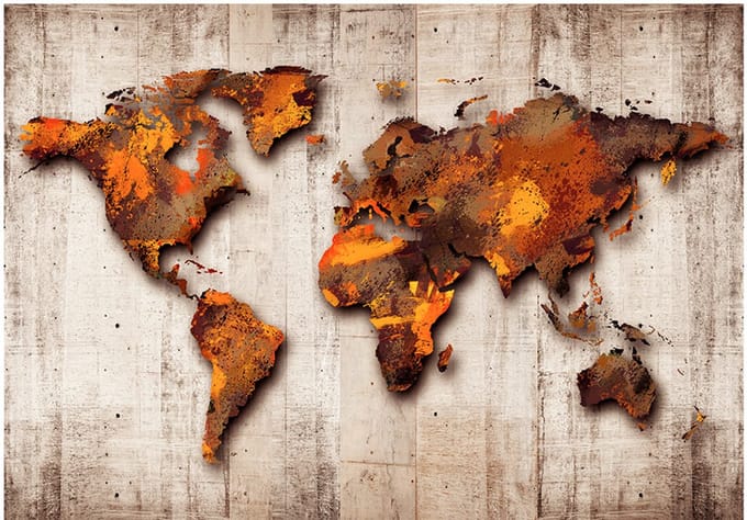 Fotobehang - World of Bronze.