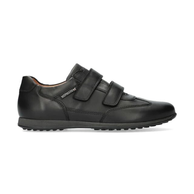 Mephisto Lorens - heren sneaker - Zwart - maat 47.5 (EU) 12.5 (UK)