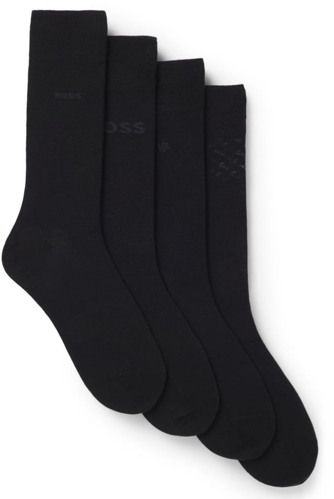 Hugo Boss Giftbox Herensokken 4-Pack Iconic CC