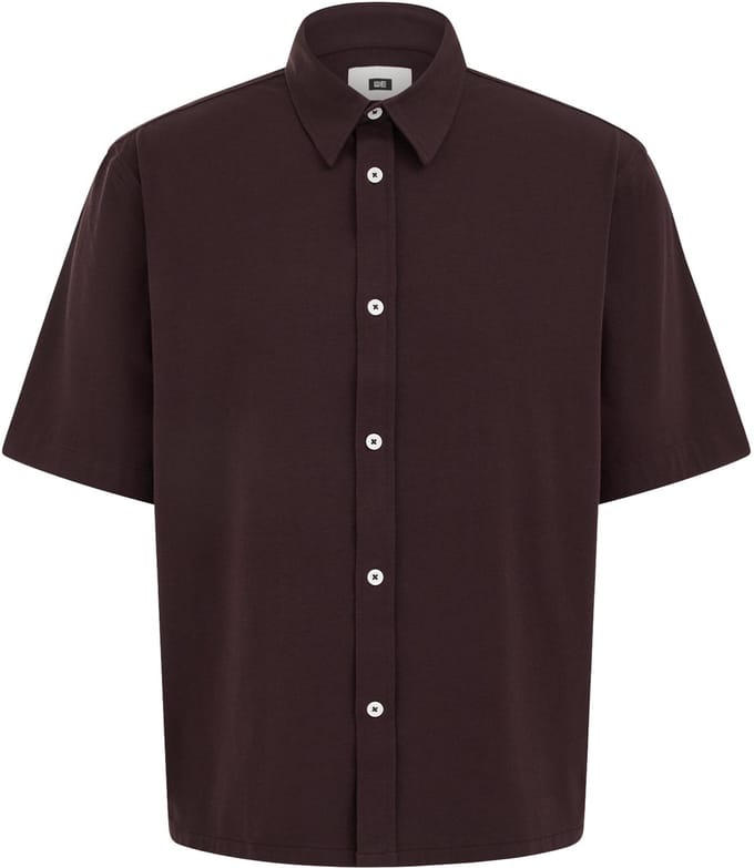 WE Fashion Heren regular fit jersey overhemd