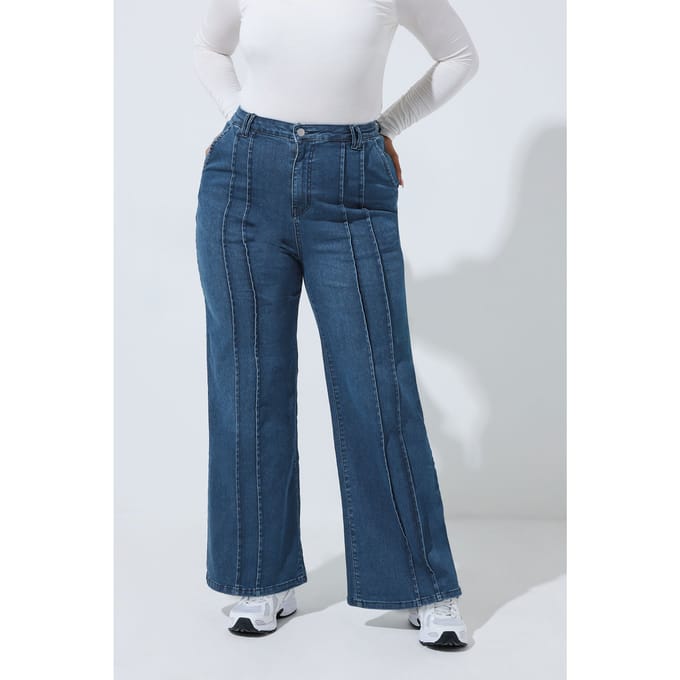 Limited Collection Blauwe Jeans Met Naaddetail Size 40