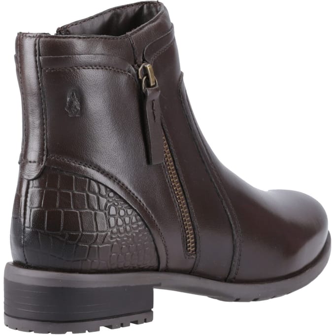 Hush Puppies Scarlett Dames Leren Bruine Laarzen