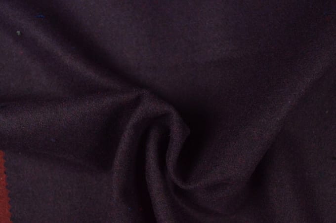 30 meter wol stof - Paars - 78% polyester - 22% wol