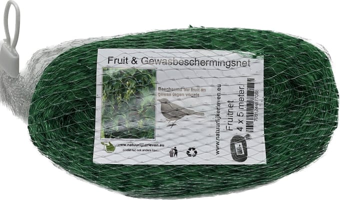 Fruitnet 4x5 - vogelnet - gewasbescherming - ongediertewering
