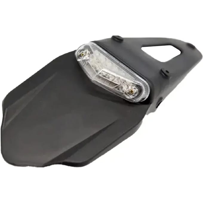 Achterlicht motor en universele kentekenplaathouder motor BCR