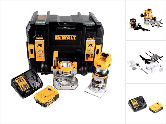 DeWalt DCW 604 P1 accu combifrees 18V 55mm + 1x accu 5.0Ah + lader + TSTAK