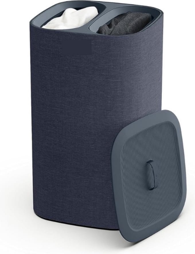 Dubbele Wasmand - Wasmand 2 Vakken - Laundry Bag - 60L