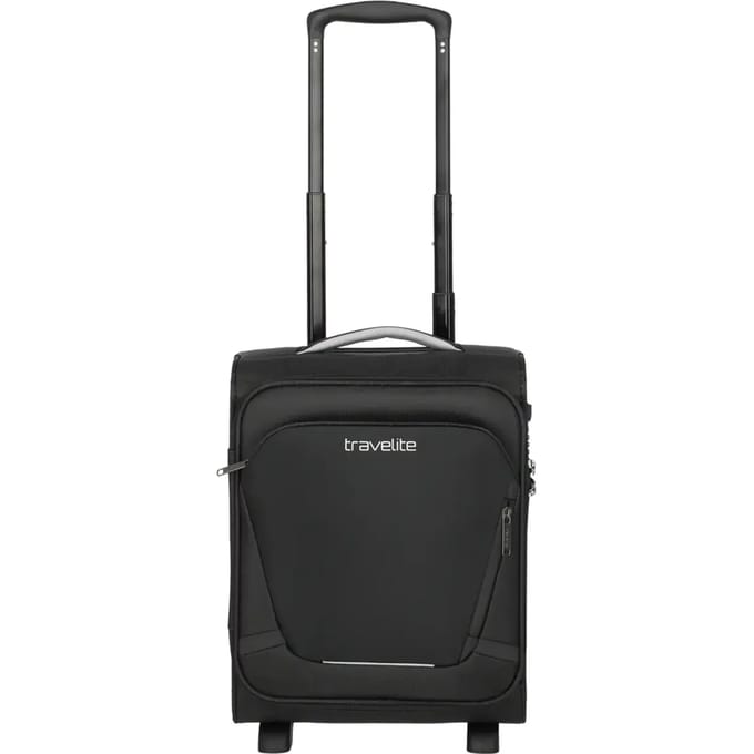 Travelite Jetpack Easy 2 Cabin 21 liter - Black – Underseater trolley – Van polyester – Handbagage koffers, koffers en reiskoffers