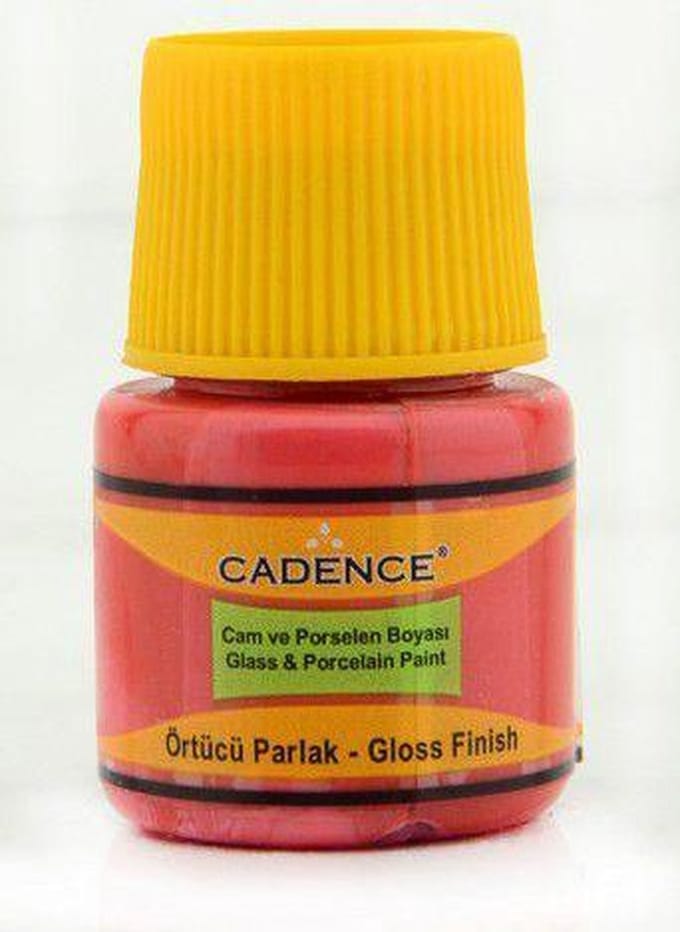 Cadence glasverf porseleinverf Opaque Bubble Gum 45 ml voor knutselen.