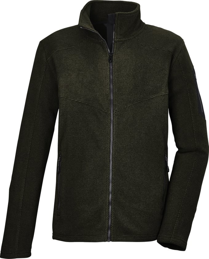 Killtec KOW 90 Men KNFTLC Jacket - fleecevest- heren - Groen - Maat M