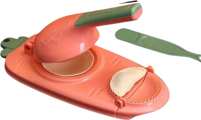 Nivard Dumplings Machine - Raviolimakers - Ravioli - Dumpling Maker Set - Dumpling Vorm - Snijder - Pastei - Empanada - Uitsteker - Roze
