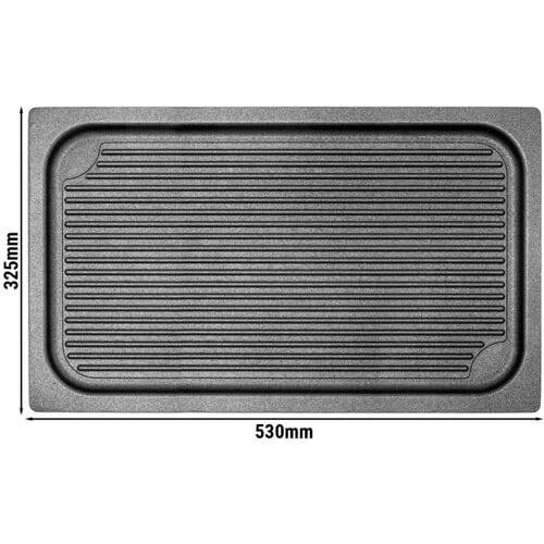 GGM Gastro Kombidämpfer / Ofen Grillplatte GN 1/1