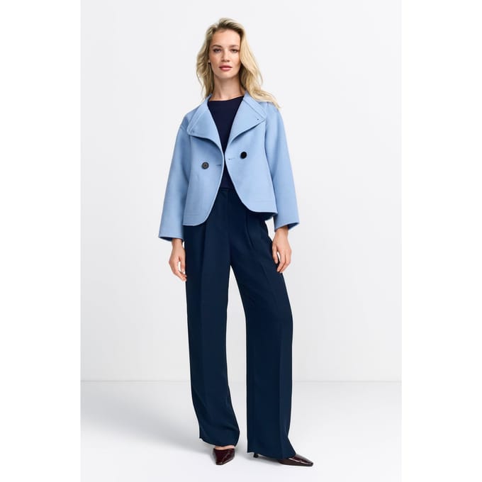Rich & Royal Short Double Face Jacket Ocean Blue Taglia: 40 | Giacche corte Outlet | Donna | Blu