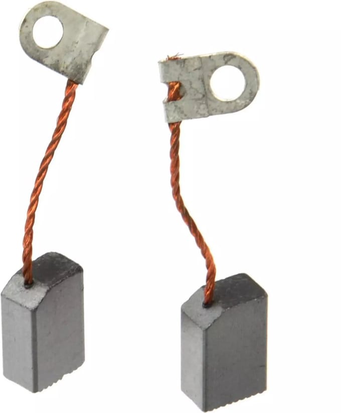 GEKO Set van 10 koolborstels - 6x10x15 mm - Voor efficiënte motorprestaties