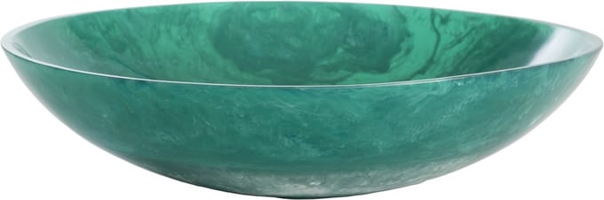 Light&living Schaal Ø34x7,5 cm BINANGA petrol+emerald