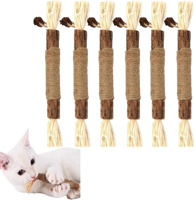 Matatabi Sticks - Kauwsticks voor katten - 6 stuks - Tandreiniging & Spelen