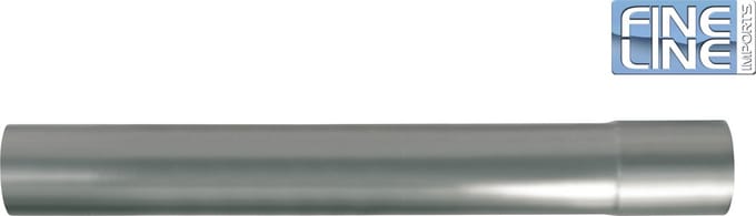 RVS RECHTE LENGTE 1 Meter - DIAMETER: 63,5MM - 2,5 inch