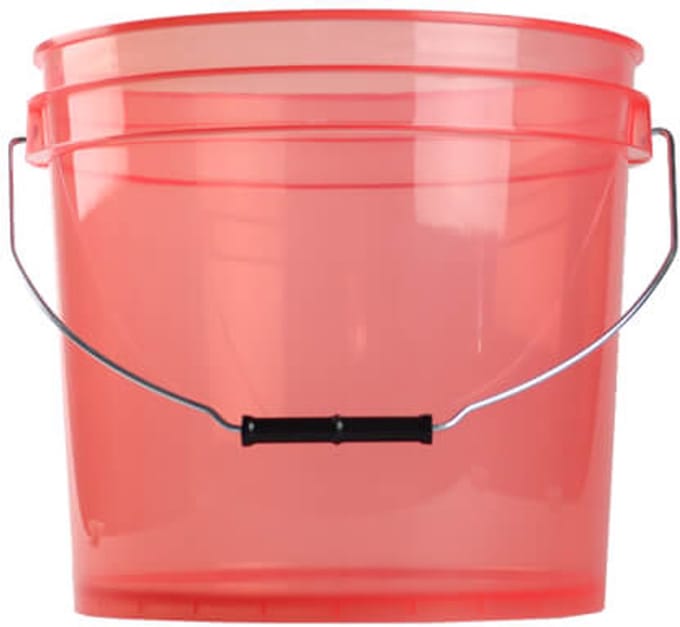 D-CON TRANSPARANT ROOD AUTO DETAILING WAS EMMER 3,5 GALLON 13L