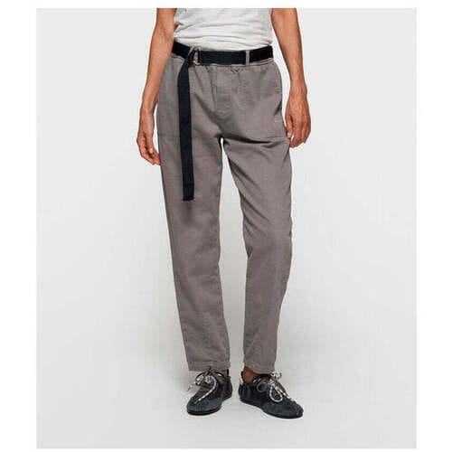 Broek 10 Days Belted Pants Twill Graphite