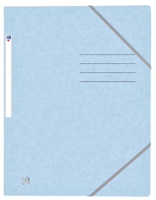 Oxford Top File+ elastomap, voor ft A4, pastelblauw 1 stuks