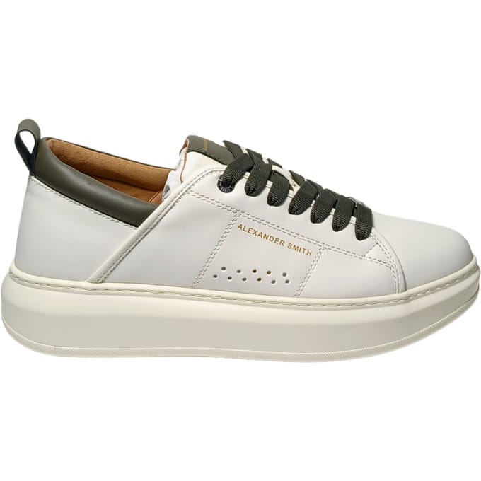 Mannenschoenen Alexander Smith Eco-Wembley Man-White Militaire