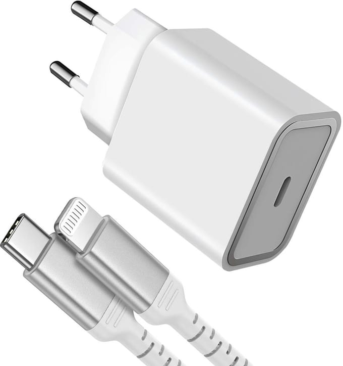 Bigben Connected Force Power - Oplader - USB-C - 1,2 meter - Wit - 20W
