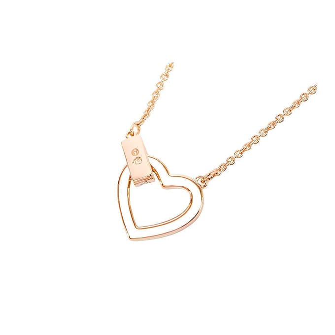 Swarovski Lovely Romantic Hart Ketting Damesketting Wit 5368540 White beige
