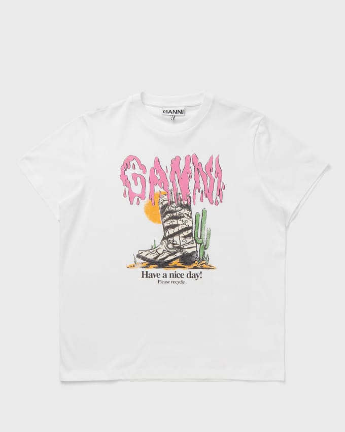 Basic cotton Western zebra boot tee