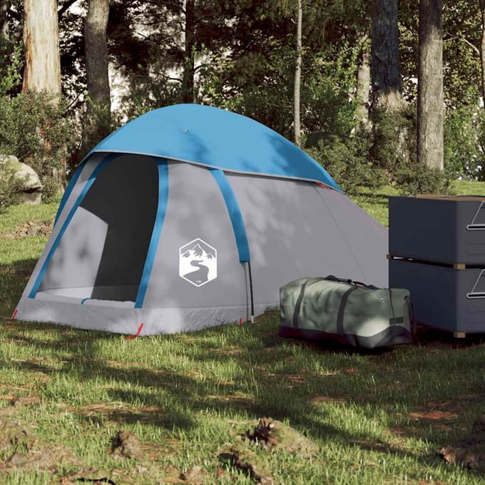 vidaXL - Koepeltent - 1-persoons - waterdicht - blauw