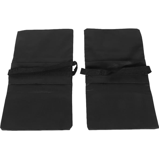 2 STUKS/Set Vulbare Zandzak Gewichtszak voor Foto Video Studio Lichtstatief Statief Apparatuur black