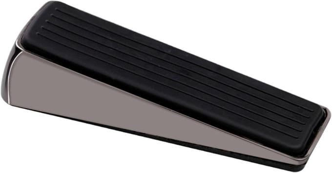 Deurstop - Deurwig - Bescherming Deur - Antislip Rubber - 188 Grams - Zwart