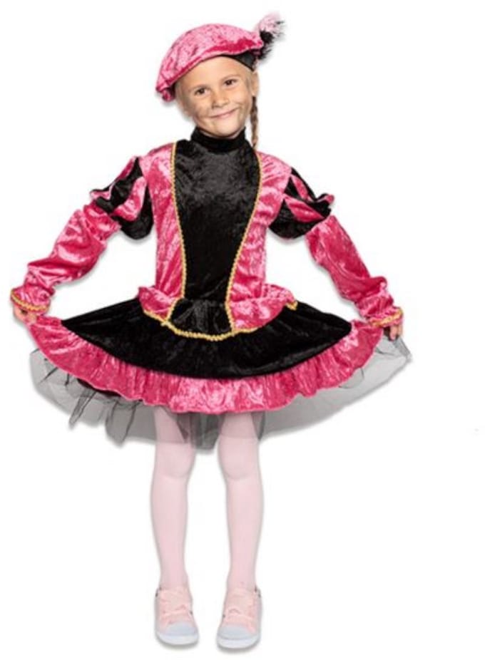 Pietenjurkje met petticoat roze (mt 152)