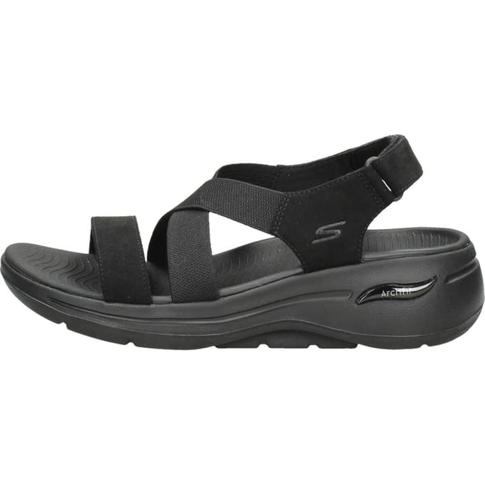 Skechers GO WALK ARCH FIT SANDAL - TRE Dames Sandalen - Zwart