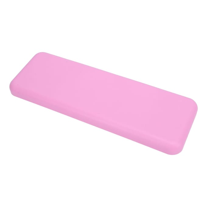 2 PCS Repose-bras pour Technicien Ongulaire Rectangle Pliable Lavable Manucure Repose-mains pour Lampe à Ongles Hauteur rose