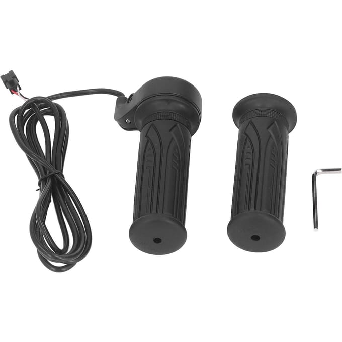 Poignée d'accélérateur rotative pour vélo électrique 20X portable pour guidon de 2,22 cm black