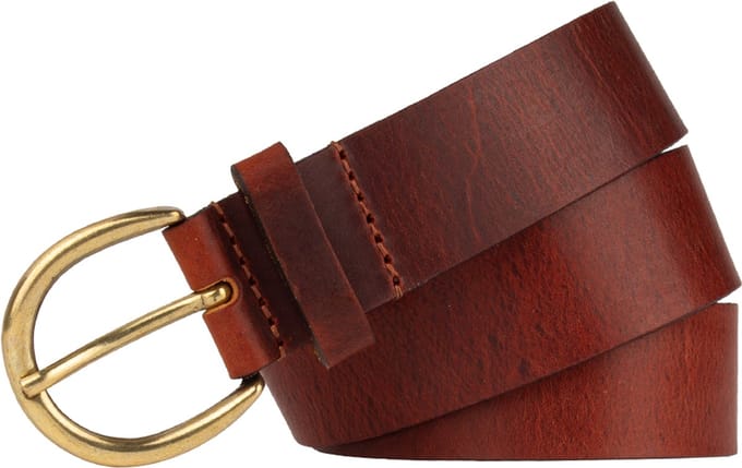Legend Dames - Leren riem - Cognac - 90cm