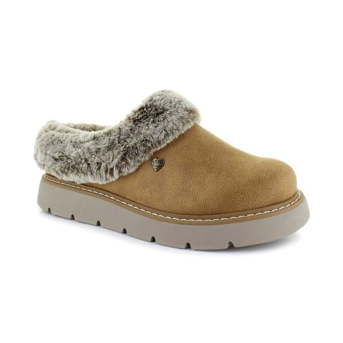 Skechers KEEPSAKES LITE - COZY BLEND Dames Sloffen - Chestnut