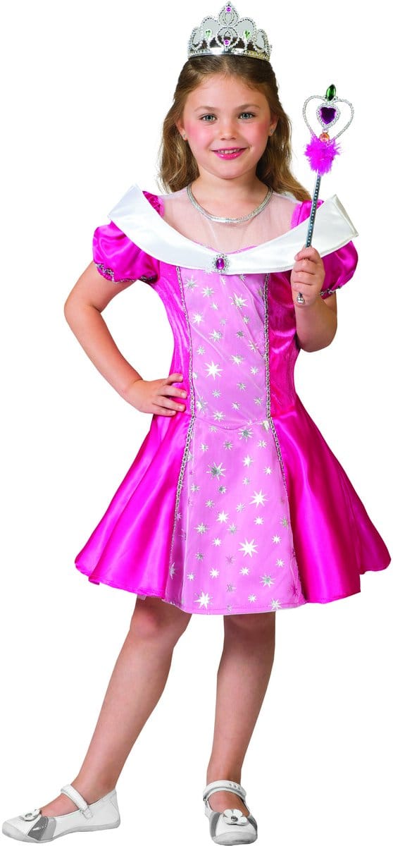 Prinsesjurk Pinky Kind - Maat 140